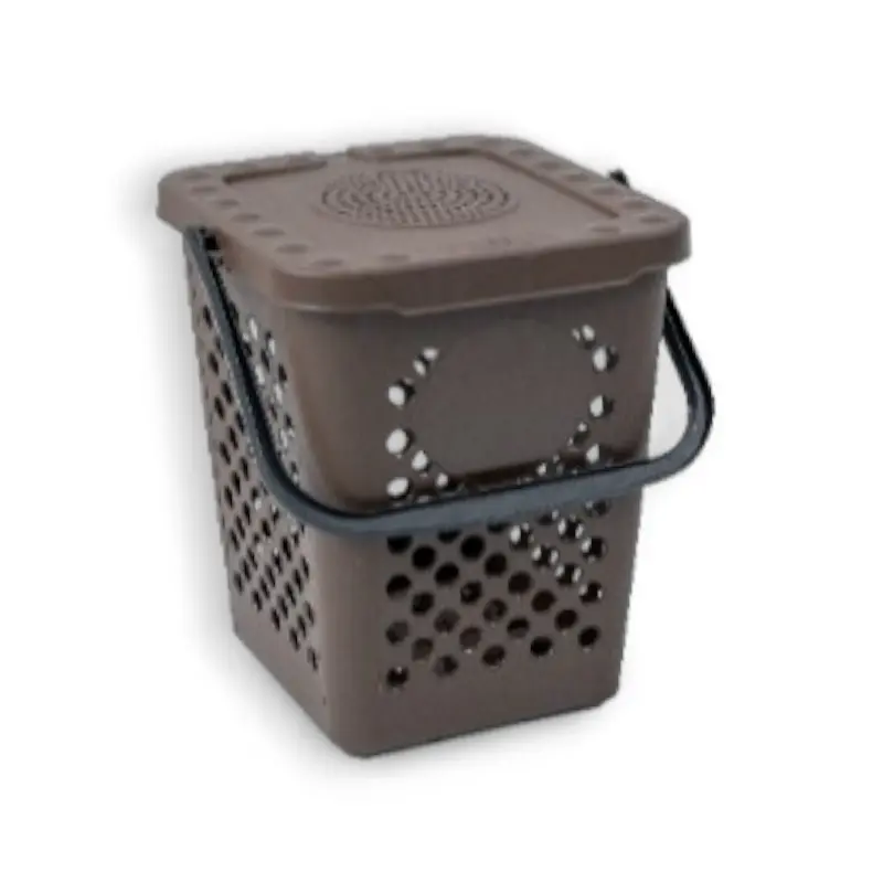 CUBO AIREADO 7 LT PARA RECOGIDA DE RESIDUOS ORGÁNICOS ECOPLUS  "UT2"