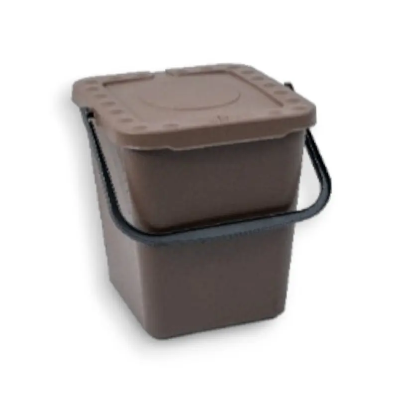 CUBO CERRADO 7 LT PARA RECOGIDA DE RESIDUOS ORGÁNICOS ECOPLUS "UT2"