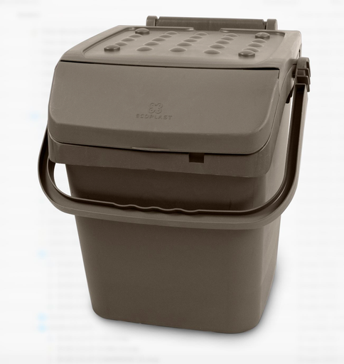 [EC2.0-30UT2] CUBO 30 LT PARA RECOGIDA DE RESIDUOS ECOLOGIC  "UT2" - BIORRESIDUO