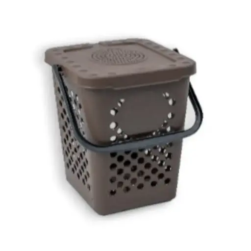 [ECPA7UT2] CUBO AIREADO 7 LT PARA RECOGIDA DE RESIDUOS ORGÁNICOS ECOPLUS  "UT2"