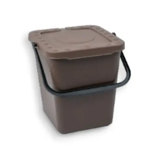 [ECPC7UT2] CUBO CERRADO 7 LT PARA RECOGIDA DE RESIDUOS ORGÁNICOS ECOPLUS "UT2"