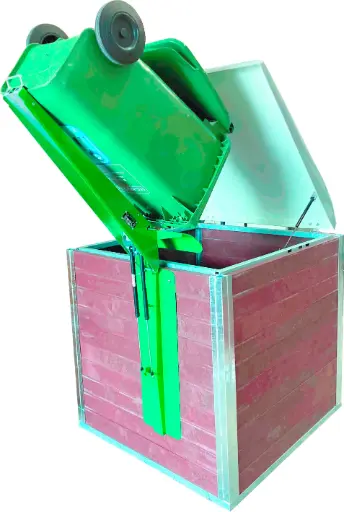 [MOZO90-02-6029] Elevador de contenedores para compostador modular