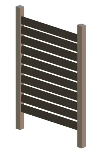 [CV180x100] Cubrecontenedor Vermican tabla inclinada