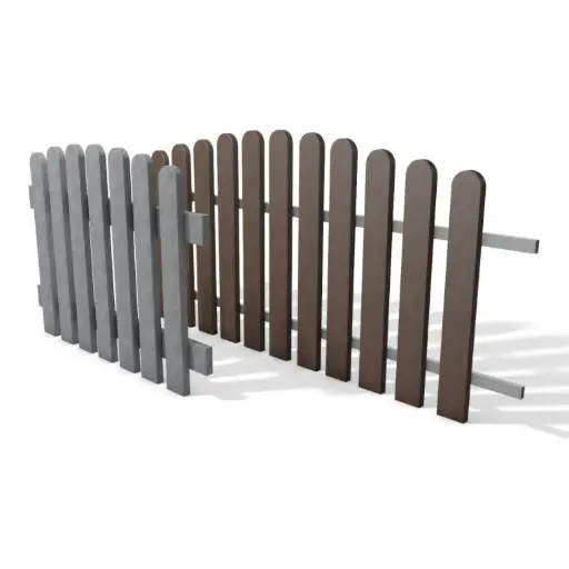 [13-VALLADOPL1MWuud] Vallado perimetral plástico reciclado 1 m