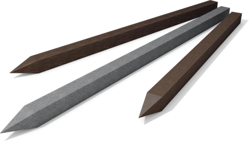 Wüüd poste de plástico reciclado 20x70x2950mm