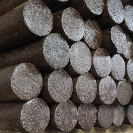 [3001291] Wüüd poste redondo de plástico reciclado 90x3900mm NEGRO