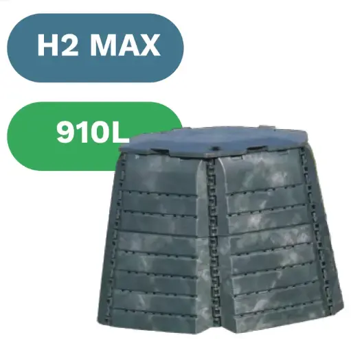 [H2MAX] Compostador H2 MAX 900 plástico reciclado Compostys
